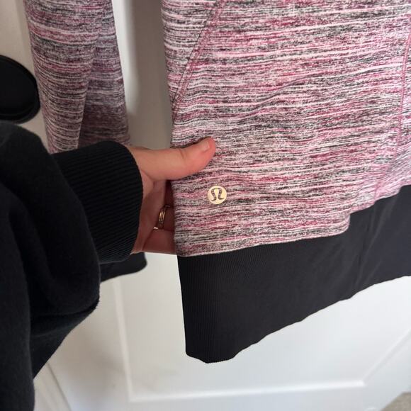 Lululemon Runderful 1/2 Zip Space Dye Camo Berry Rumble Multi Rulu Size 6 - Picture 7 of 7